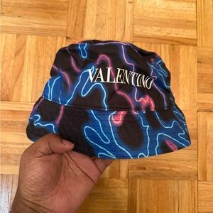 Authentic BNWOT Valentino Neon Patterned Bucket Hat 59cm